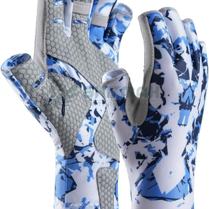 Guantes de pesca transpirables con cierre de muñeca flexible, tejido elástico suave y agarre antideslizante para un lanzamiento cómodo durante todo el día - Product Image 6