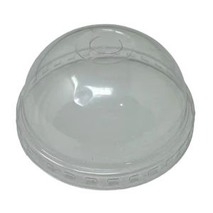 Couvercles jetables en PLA compostables écologiques Couvercle de paille coupée pour l'emballage de boissons durables de bouteilles et de gobelets - Product Image 1