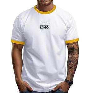 เสื้อยืดริงเกอร์ 50% โพลีเอสเตอร์ 50% ผ้าฝ้าย - Product Image 1