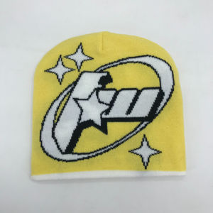 หมวกบีนนี่ถักผ้าแจ็คการ์ดใส่ได้ทั้งชายและหญิงสินค้ามาใหม่พร้อมโลโก้ที่กำหนดเอง - Product Image 2