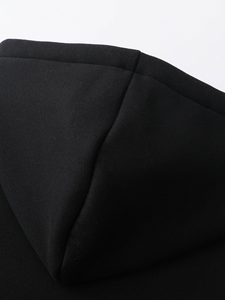 Sudaderas con capucha extragrandes de lana para mujer con logotipo personalizado y bolsillos - Product Image 4