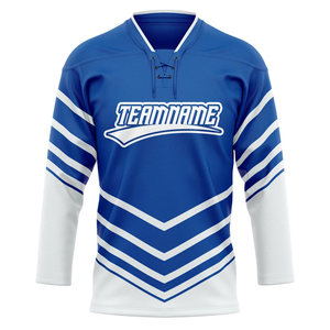 Camiseta de equipo con cuello en V y cierre de cordones personalizados con estampado de transferencia de calor de primera calidad, ropa deportiva, camisetas de poliéster de manga larga para adultos a la venta - Product Image 3