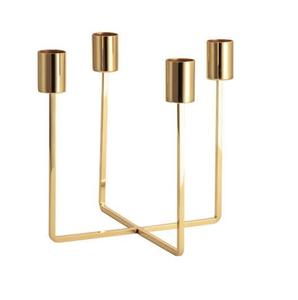 Four Arms Candle Holder Design and Shiny Finishing Design Highly Decorative Candle <b>Stick</b> Holder Handmade Indoor Decorative - Product Image 1