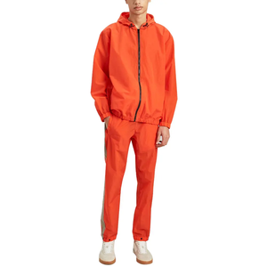 Conjunto Deportivo Personalizado de Fábrica para Hombre, Chaqueta Cortavientos y Pantalones Jogger, Ligero, de Microfibra, Informal para Uso Diario - Product Image 1