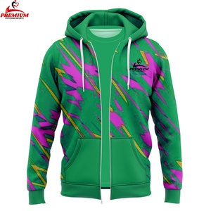 Custom Sweat Suits With Logo Sports Men Sublimation Tracksuit for Sports Zipper Hoodies and Sweat Pants Set - Product Image 5