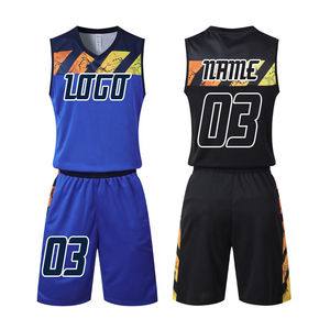 Ensemble de maillots de basket-ball de haute qualité, shorts respirants à séchage rapide, fournisseur en gros - Product Image 1