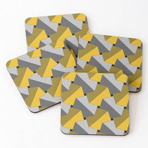 Los posavasos impresos más populares 991 madera de acacia sobre posavasos impresos para servir té 4 piezas Set accesorios de cocina posavasos - Product Image 2