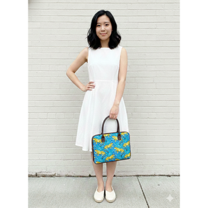 Bolso Tote Grande Informal para Portátil Jaipuri, Material Impermeable para PC con Cierre de Cremallera, Funda Protectora para Uso Laboral - Product Image 1