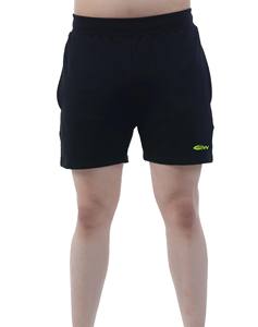 Pantalones Cortos Deportivos para Hombre, Elegantes, Sólidos, Corte Ajustado Moderno, Cintura Alta, Tela de Secado Rápido, Cintura Elástica, Detalles Reflectantes, Ideales para Correr - Product Image 1