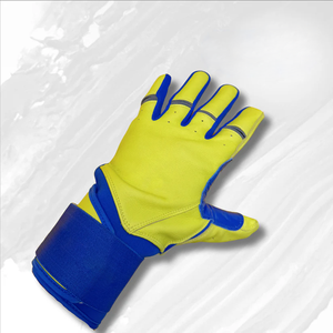 Gants de frappe de baseball respirants antidérapants sangle manchette cuir de vachette conception unique gants de frappe de baseball - Product Image 3