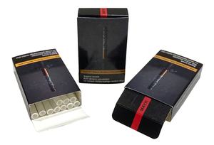 Boîte à cigarettes portable de luxe en carton, étui à tabac personnalisé avec tiroir en papier, emballage rigide de poche haut de gamme, réutilisable et écologique, 20 unités - Product Image 2