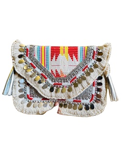 Indian Luxury Crafts Handmade Vintage Banjara Shoulder Tote <b>Bag</b> Women's <b>Hippie</b> Style Fabric Handbag for Party Evening Weddings - Product Image 1