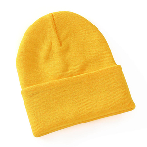 Bonnet d'hiver unisexe en tricot de haute qualité, teint en acrylique uni, personnalisé, motifs de losanges vierges, vêtements doux, vente en gros - Product Image 5