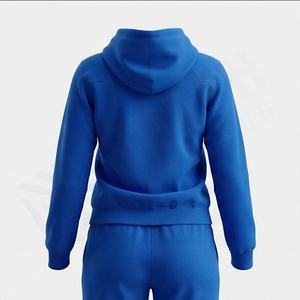 Conjunto Deportivo de Invierno para Mujer, Estilo Vintage, con Capucha, 100% Algodón, Personalizable, Ropa Deportiva de 2 Piezas para Gimnasio - Product Image 2