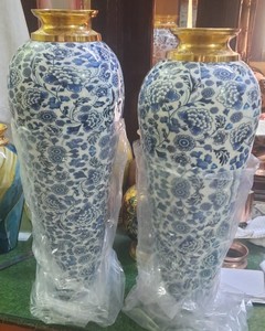 Home Decoration <b>flower</b> Vases in multiple Finishes with <b>Sticker</b> Meena Printing in different sizes colors & shapes in Wholesale - Product Image 4