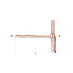 BETA Clés à poignée en T étincelantes avec extrémités mâles hexagonales Outils non étincelants - Product Image 1