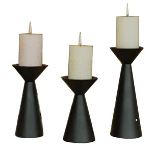 Nouveau Style verre et métal support votif finition dorée chauffe-plat bougeoir vente chaude conception à la main support de pilier - Product Image 2