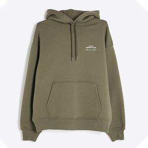 Sudadera Casual de Algodón de Corte Holgado OEM/ODM, Sudadera con Capucha y Bolsillo Tipo Canguro de Alta Calidad, Personalizable con Logotipo para Hombre, Venta al Por Mayor - Product Image 4