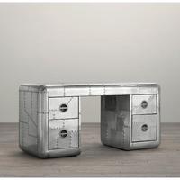 Bureau moderne industriel à quatre tiroirs, mobilier unique pour la maison, salon, tables basses en acier aluminium