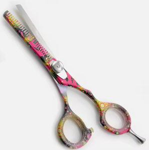 Tijeras de pelo de Plasma doradas hechas a mano de 5,5 ", maquinilla de afeitar, tijeras afiladas para adelgazar y texturizar, herramientas de corte para salones de belleza, Peluqueros - Product Image 5