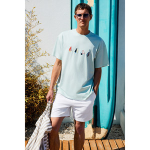 Camiseta GRIMELANGE BOLICHE para Hombre, Cuello Redondo, 100% Algodón Orgánico, Corte Holgado - Product Image 4