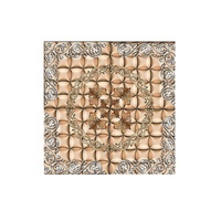 Tapis carrelage 3d en céramique, porcelaine polie, couleur d'artiste, carrelage de sol émaillé, céramique 3d 396x396mm