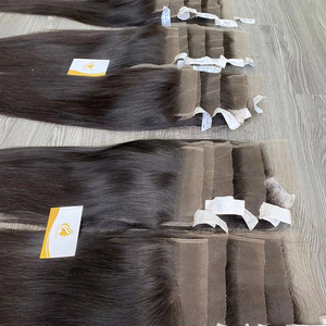 ผมดิบเวียดนามสำหรับปิดและปิดเรมี่ผมแท้8-32นิ้ว100gms ลอนตรงนุ่มสลวย - Product Image 1