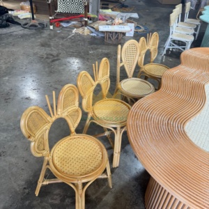 Silla de ratán hecha a mano para niños, muebles ecológicos para bebés, silla de tejido natural para niños pequeños, ligera y duradera - Product Image 3