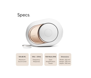 NOUVEAU ORIGINAL PROMO EXCEPTIONNELLE Nouveau design Devi Alet - Phantom I 108dB - Haut-parleur puissant - Or - Scène sonore explosive - Product Image 2