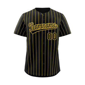 Ensemble uniforme de baseball personnalisé avec noms d'équipe, pantalon court de baseball, vente en gros OEM, respirant, séchage rapide, 100% polyester, unisexe - Product Image 1