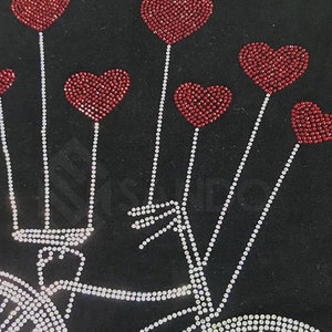 Sudadera personalizada con diamantes de imitación para hombre, sudadera con diamantes de imitación de color liso para hombre, sudadera con diamantes de imitación de alta calidad para hombre - Product Image 3