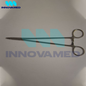 Porte-aiguilles chirurgicales en acier inoxydable de haute qualité, manuel, à forte adhérence, durable, prise de précision, antidérapant, à cliquet - Product Image 5