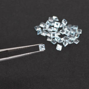 Natural Brazilian <b>Aquamarine</b> 3x3mm Square Cut 5.45 Cts 40 Pcs Loose Gemstone Lot for Jewelry Making - Product Image 6