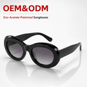 Nouvelle Collection 2026 – Lunettes de Soleil Oversize de Luxe Tendance pour Femme, Protection UV400, Écologiques, Faites à la Main en Bio-Acétate, Style Œil de Chat - Product Image 1