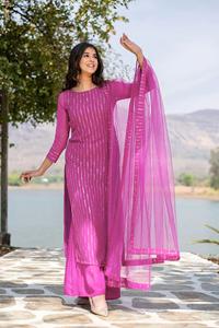 <b>Women</b> India-Pakistani Salwar Kameez Dupatta Set Designer <b>Kurta</b> Pant Summer Suit Design at Wholesale Price <b>Women's</b> Ethnic Wear - Product Image 5