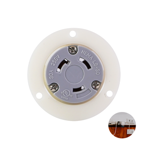 Salida con bridas NEMA de alta eficiencia, salida con bridas de CA de 30A 250V, salida con bridas de bloqueo respetuosa con el medio ambiente para instalaciones verdes - Product Image 1