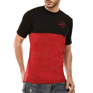 Venta al por mayor 100% algodón hombres camiseta OEM logotipo personalizado y color cuello redondo manga corta Fitness camiseta patrón sólido - Product Image 2