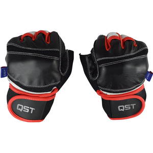 Guantes de entrenamiento deportivo para levantamiento de pesas, guantes transpirables de medio dedo para muñeca, guantes de levantamiento de pesas para gimnasio para hombres y mujeres - Product Image 5