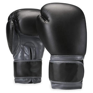 Gants de boxe en cuir personnalisés de haute qualité avec fermeture à crochet et boucle et logo personnalisé gants d'entraînement en plein air respirants - Product Image 1