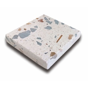Carreaux carrés en terrazzo modernes de 18 mm d'épaisseur, finition polie antibactérienne pour revêtements muraux et sols extérieurs et intérieurs avec design graphique - Product Image 5