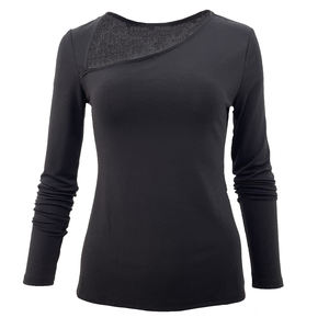 <b>Women's</b> Eco-Friendly <b>Long</b> <b>Sleeve</b> <b>Sports</b> <b>Top</b> Plus Size Fitness Gym Yoga T-Shirt Made of Polyester Spandex - Product Image 1