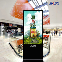 49-дюймовый 4K Mini-LED HD рекламный киоск с резистивным сенсорным экраном, напольный цифровой рекламный дисплей со встроенным CMS и LCD-экраном