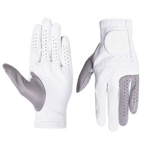 Gants de golf en cuir Cabretta à prise supérieure en peau de mouton avec perforations respirantes, gants de golf en cuir de qualité supérieure - Product Image 1