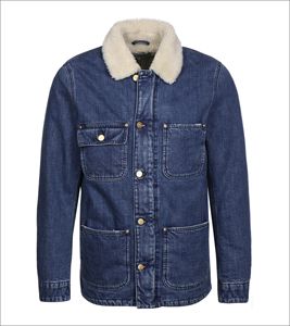 Veste en jean pour homme, style streetwear cool, printemps et automne, sur mesure, fournisseur de vêtements de rue, doublure en sherpa - Product Image 4