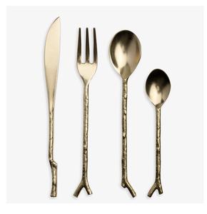 Design luxueux taille personnalisée disponible ensemble de couverts faits à la main en acier inoxydable ensemble de couverts alimentaires de l'Inde. - Product Image 2