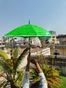 ร่มปักลายสไตล์อินเดีย5ดีไซน์ฉากหลังงานแต่งงานวินเทจ & ตกแต่ง mehendi haldi อุปกรณ์ประกอบฉากเจ้าสาวในร่มกลางแจ้งเทศกาล - Product Image 2