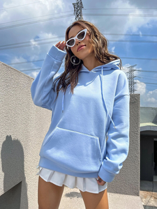 Sudadera con capucha estampada personalizada para mujer, venta al por mayor, conjuntos de suéter informal atlético para mujer, sudaderas y sudaderas con capucha de dos piezas para mujer - Product Image 2