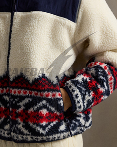 Pull décontracté d'hiver pour femmes de très haute qualité, col rond, bouton sur le devant, 100% laine, anti-boulochage, vente en gros personnalisée - Product Image 4