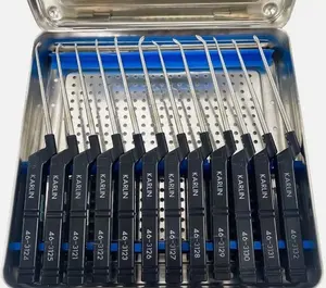 SEAPRO INDUSTRY, microdiscectomía KARLIN Cureta Set de instrumentos con estuche - Product Image 1