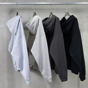 Custom Logo Terry Blank Tracksuit Hoodies Sweatshirts Heavyweight <b>Plain</b> <b>Hoodie</b> Man for Design - Product Image 2